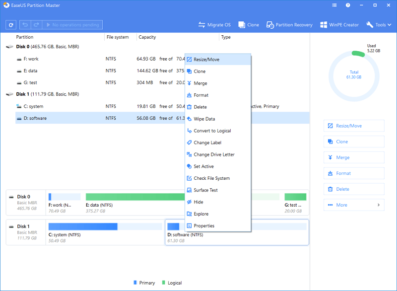 EaseUS Partition Master Kuyhaa 17.9.0 Untuk Window - Kuyhaa