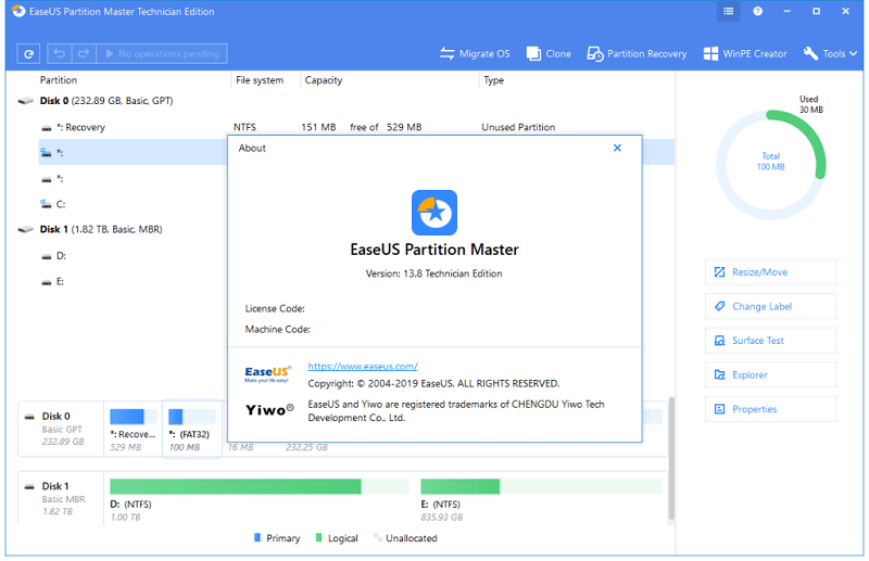 EaseUS Partition Master Kuyhaa 17.9.0 Untuk Window - Kuyhaa