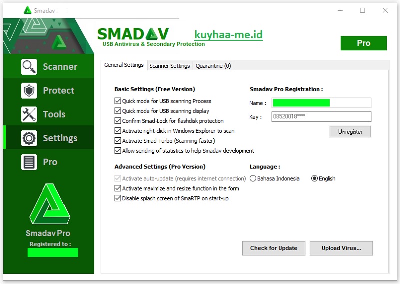 Serial Number Smadav v15.0.2 Unduh Gratis [Terbaru] - Kuyhaa