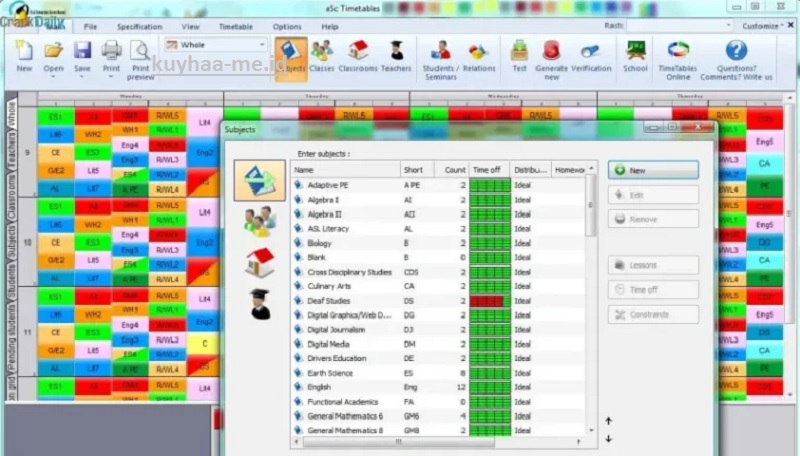 aSc TimeTables Kuyhaa 2024.19.1 Retak + Kode Pendaftaran - Kuyhaa