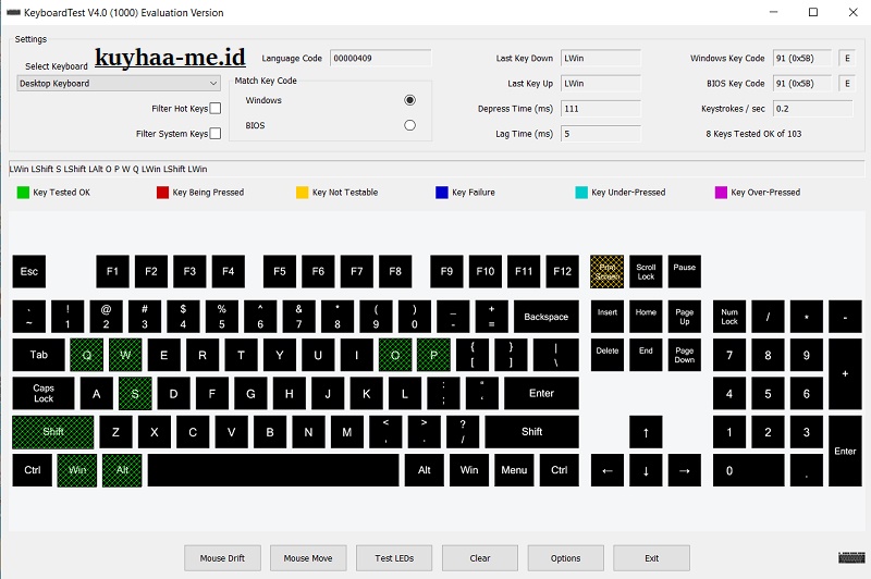 Download Keyboard Test Portable Untuk windows 2023 - Kuyhaa