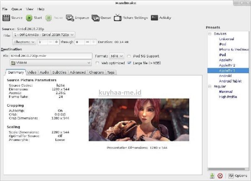 Download Handbrake Kuyhaa 1.6.2 Untuk Windows/Mac - Kuyhaa