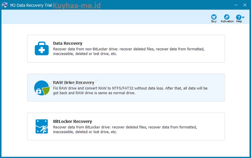 M3 Raw Drive Recovery Serial Number v6.9.8 + Crack - Kuyhaa