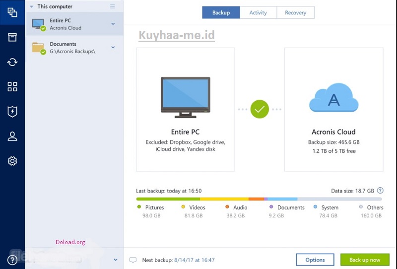 Acronis True Image 2019 Kuyhaa Crack + Kunci Serial - Kuyhaa