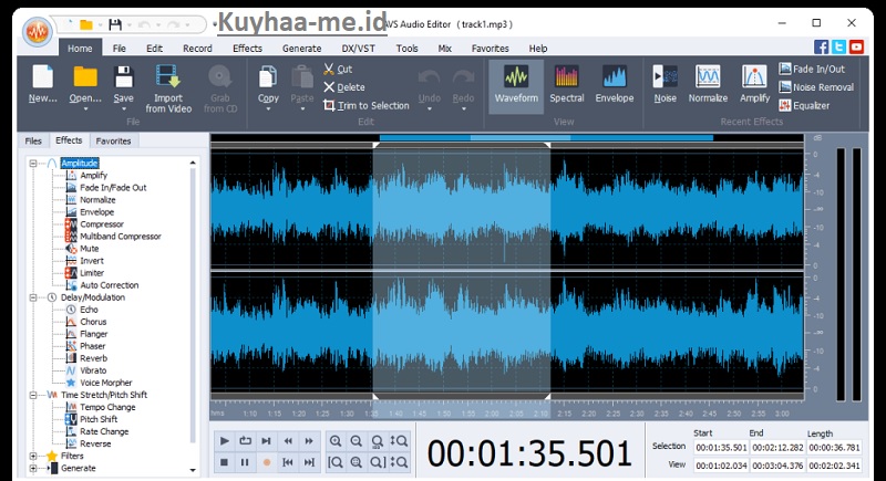 AVS Audio Editor Kuyhaa 10.4.2.571 Crack + Kunci Serial - Kuyhaa