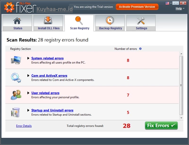 DLL Files Fixer Kuyhaa 4.2 Crack + Kunci Lisensi Unduh - Kuyhaa