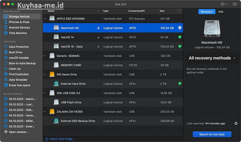 Disk Drill Kuyhaa 5.3.826 Crack + Kode Aktivasi 2023 - Kuyhaa