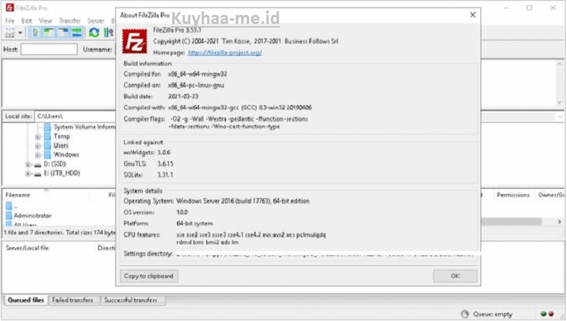 FileZilla Pro v3.65.1 Crack + Kunci Serial Unduh [Win/Mac] - Kuyhaa