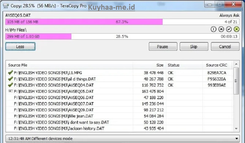 TeraCopy Kuyhaa 3.28 Crack + Lisensi Kunci Versi Terbaru Unduh 