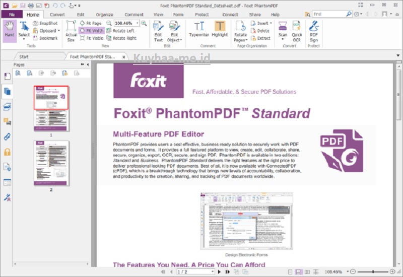 Foxit Phantom Kuyhaa 12.2.3 Crack + Aktivasi Kunci Gratis Unduh