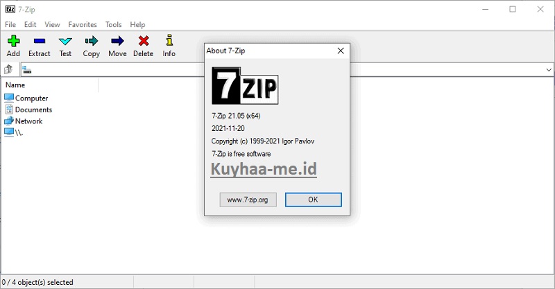 Download 7zip Kuyhaa 23.01 Dengan Crack Versi Lengkap 2023