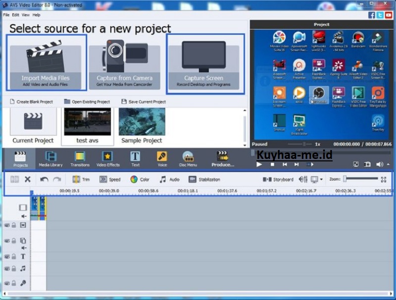 AVS Video Editor Kuyhaa 9.9.2 Crack + Aktivasi Kunci Unduh