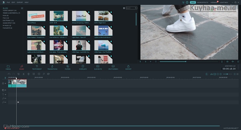 Filmora Effect Pack Kuyhaa 9 Versi Lengkap + Crack Gratis Unduh