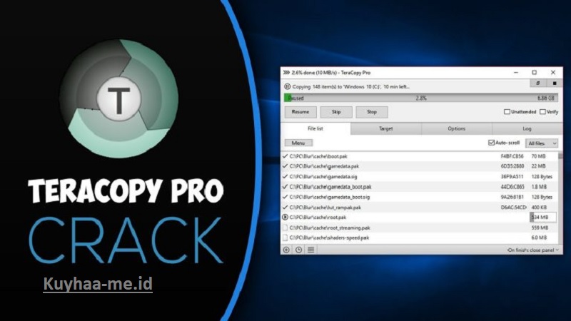 TeraCopy Kuyhaa 3.28 Crack + Lisensi Kunci Versi Terbaru Unduh 