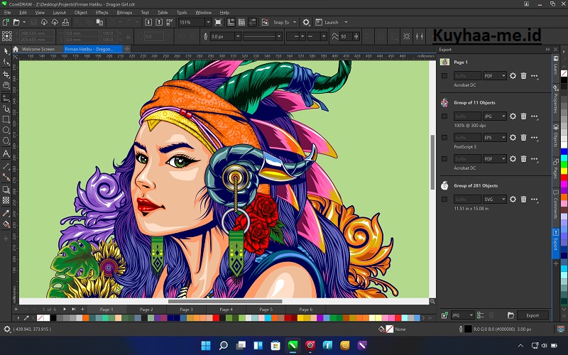 Corel Draw Crack 24.4.1 + Serial Nomor Unduh 2023 - Kuyhaa