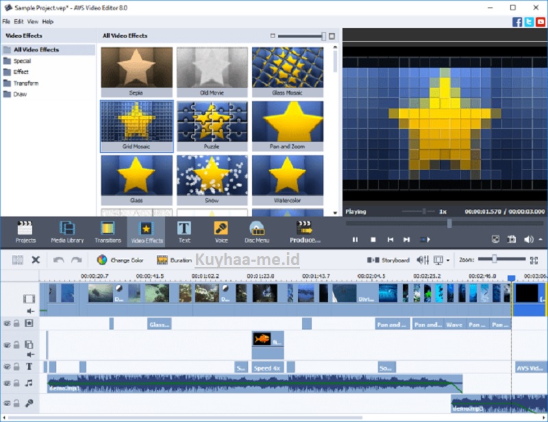 AVS Video Editor Kuyhaa 9.9.2 Crack + Aktivasi Kunci Unduh