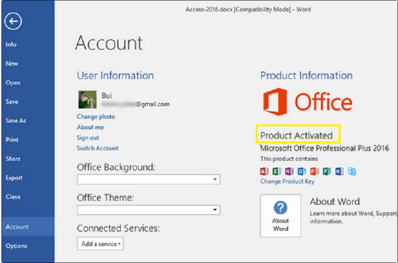 Word 2016 Product Key Trình kích hoạt với Tải xuống Crack