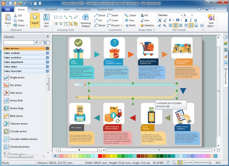 ConceptDraw Pro 10 Crack Với khóa kích hoạt tải xuống miễn phí