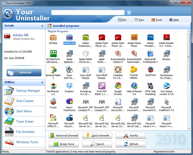 Your Uninstaller Full Crack 7.5.2014.03 với keygen tải xuống 2023