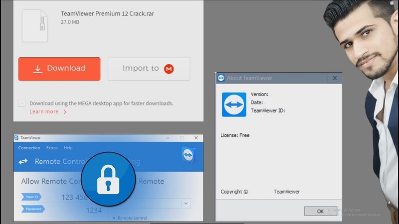 Crack Team Viewer 15.45.3 với Mã giấy phép Tải xuống miễn phí