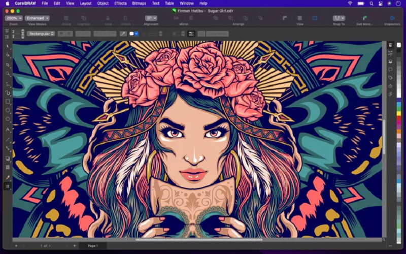 CorelDRAW Kuyhaa Portable X8 18.1.0.661 Unduh Gratis Retak