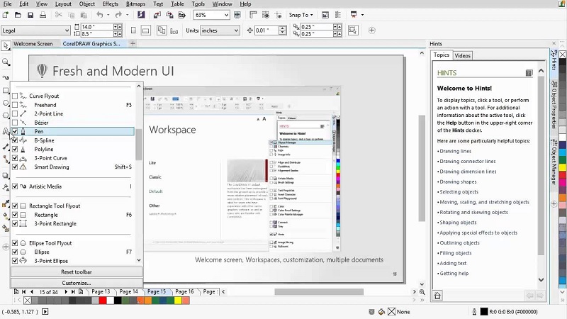 CorelDraw X7 Full Crack + KeyGen Gratis Unduh untuk 32/64 Bit