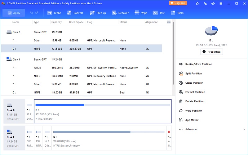 Aomei Partition Assistant Full Crack 10.3.0 Versi Terbaru Unduh