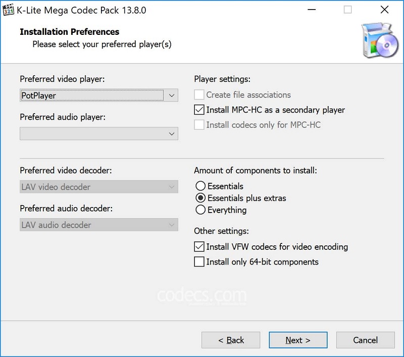 K Lite Codec Pack Full Crack v18.0.6 Versi Terbaru Gratis Unduh